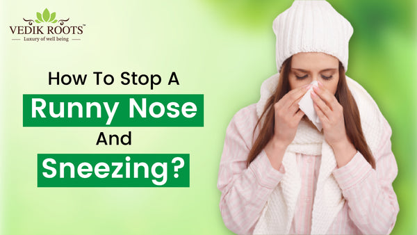 How to stop a runny nose and sneezing?