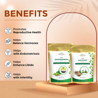 Thumbnail for Vitality and Nourishment Kit | Ashwagandha Powder and Shatavari Powder Combo Pack