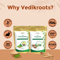 Thumbnail for Vitality and Nourishment Kit | Ashwagandha Powder and Shatavari Powder Combo Pack