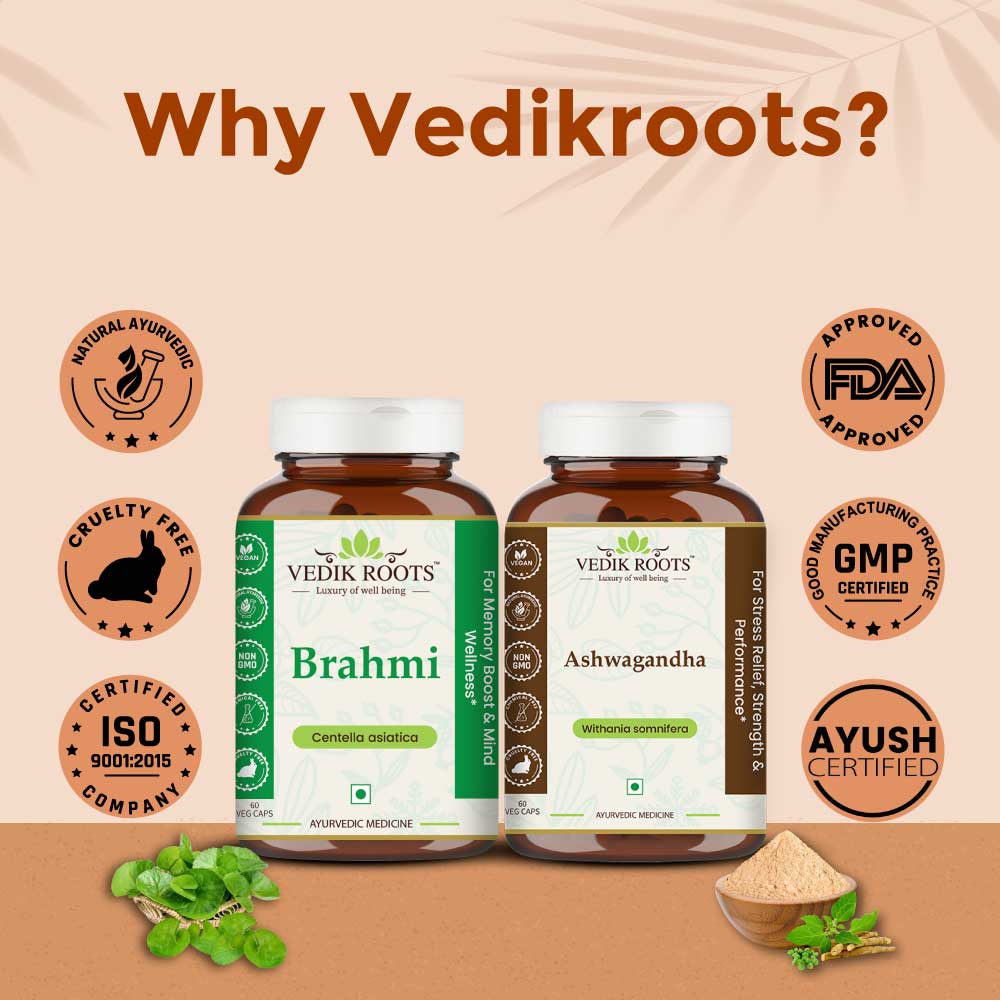 Ashwagandha and Brahmi Combo Kit