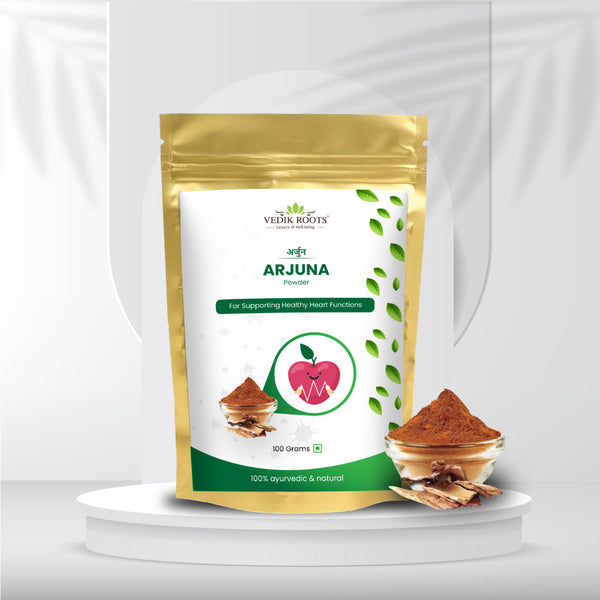 100% Pure Arjuna Powder –  Supports Healthy Heart Function |Reduces Bad Cholesterol