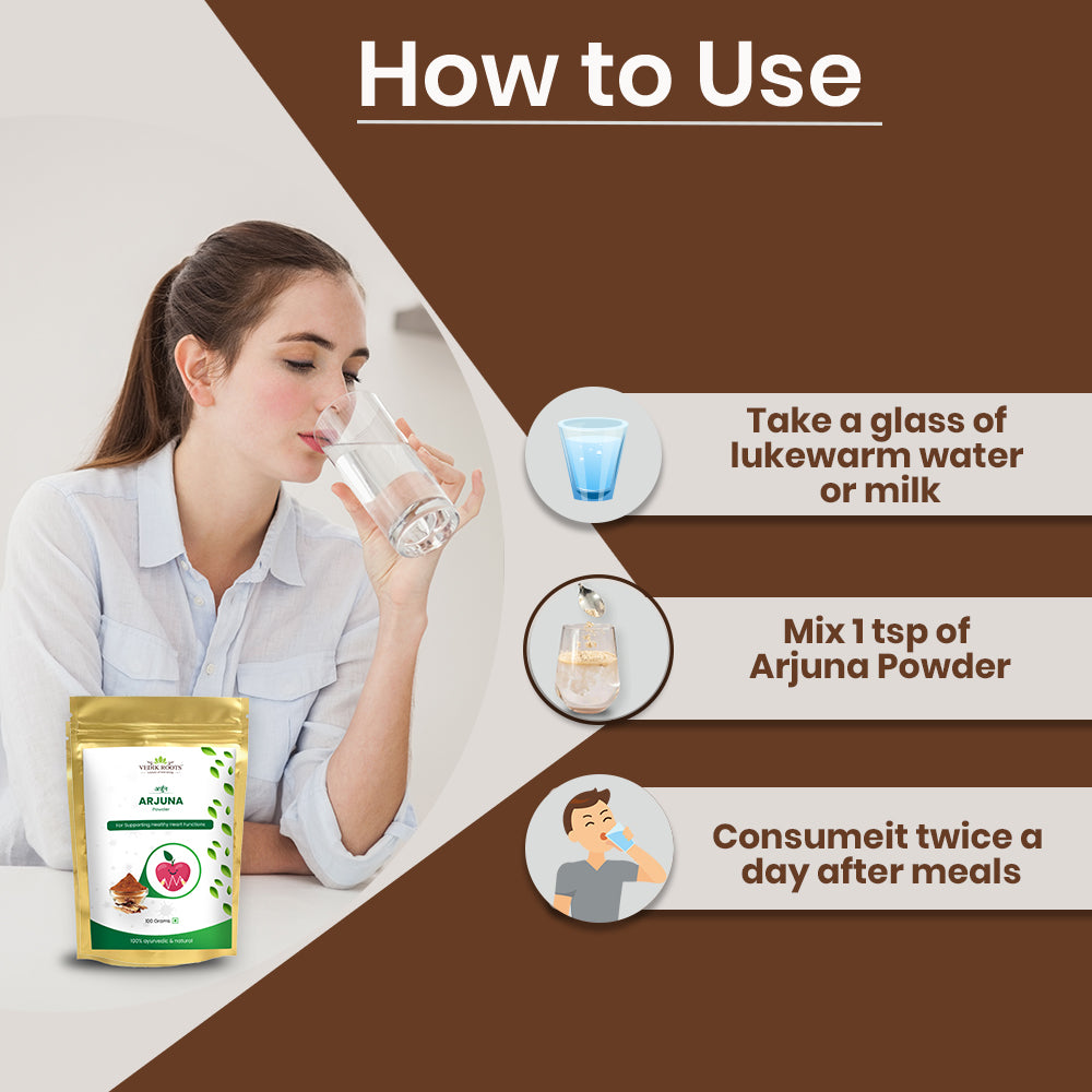 How to Use Arjuna Powder