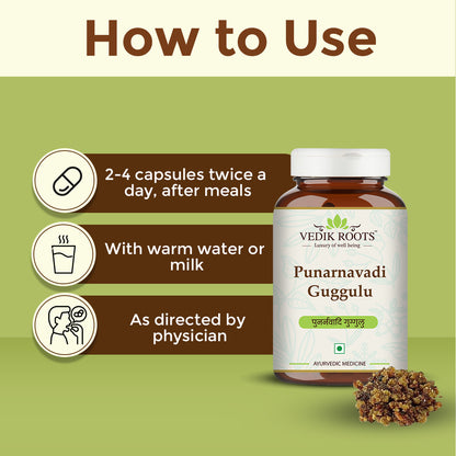 Punarnavadi Guggulu Capsules: Best Capsules for Kidney, Edema & Liver