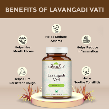 Lavangadi Vati- For Sore Throat, Cough, Cold | Prevents Asthma | Cure Ulcers