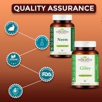Thumbnail for Pure neem and giloy capsule - Quality Assurance