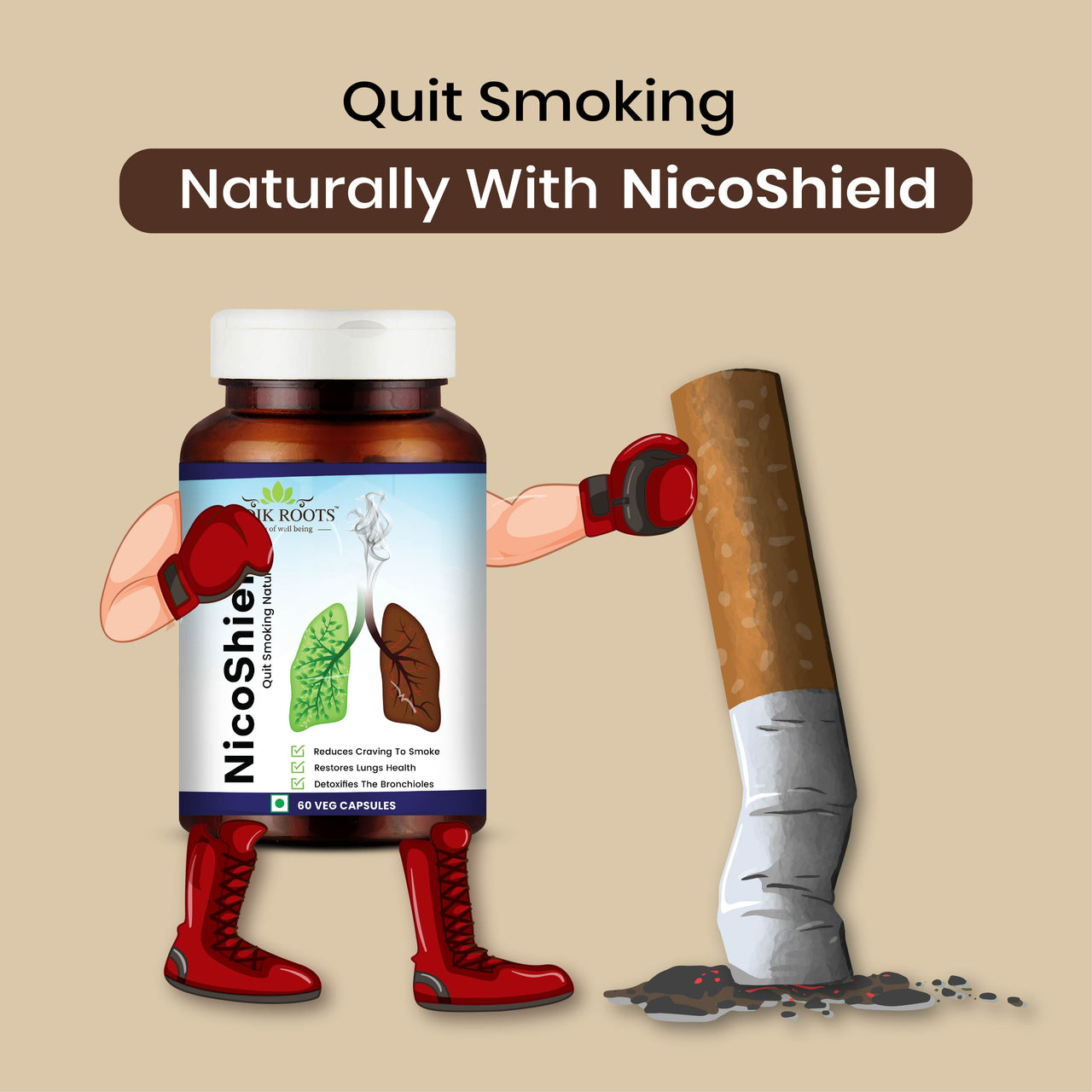 Quit Smoking Naturally With NicoShield