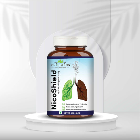 NicoShield - Anti-Nicotine| Relief from Smoker’s Cough| Improved Breathing