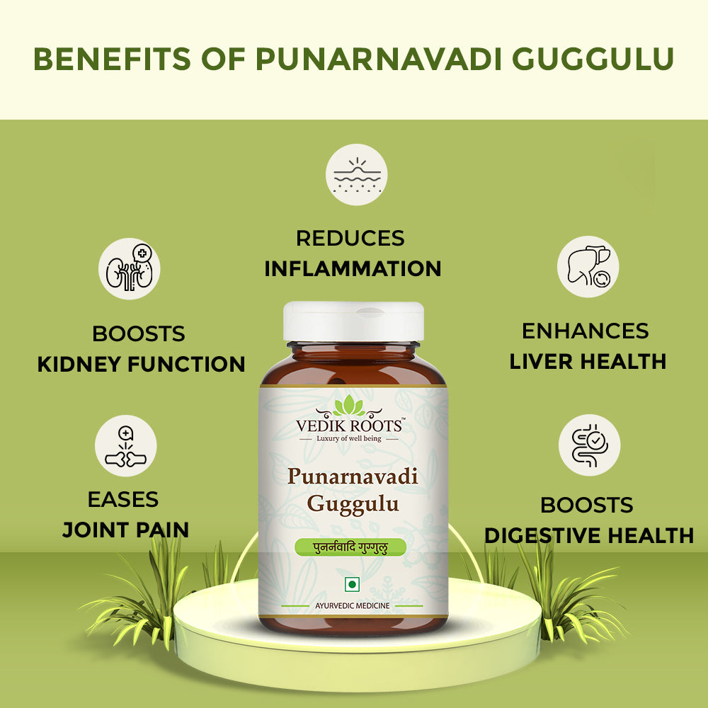 Punarnavadi Guggulu Capsules: Best Capsules for Kidney, Edema & Liver