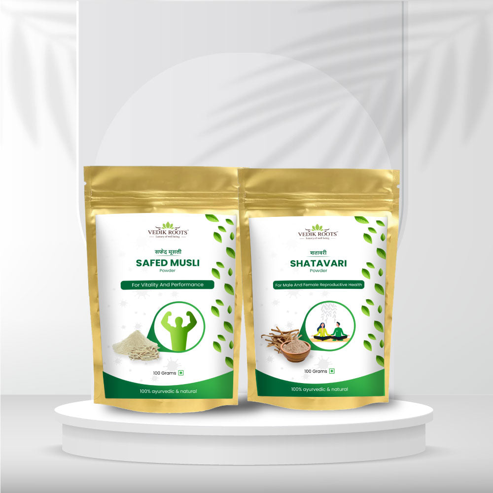 Safed Musli and Shatavari Powder Combo Pack