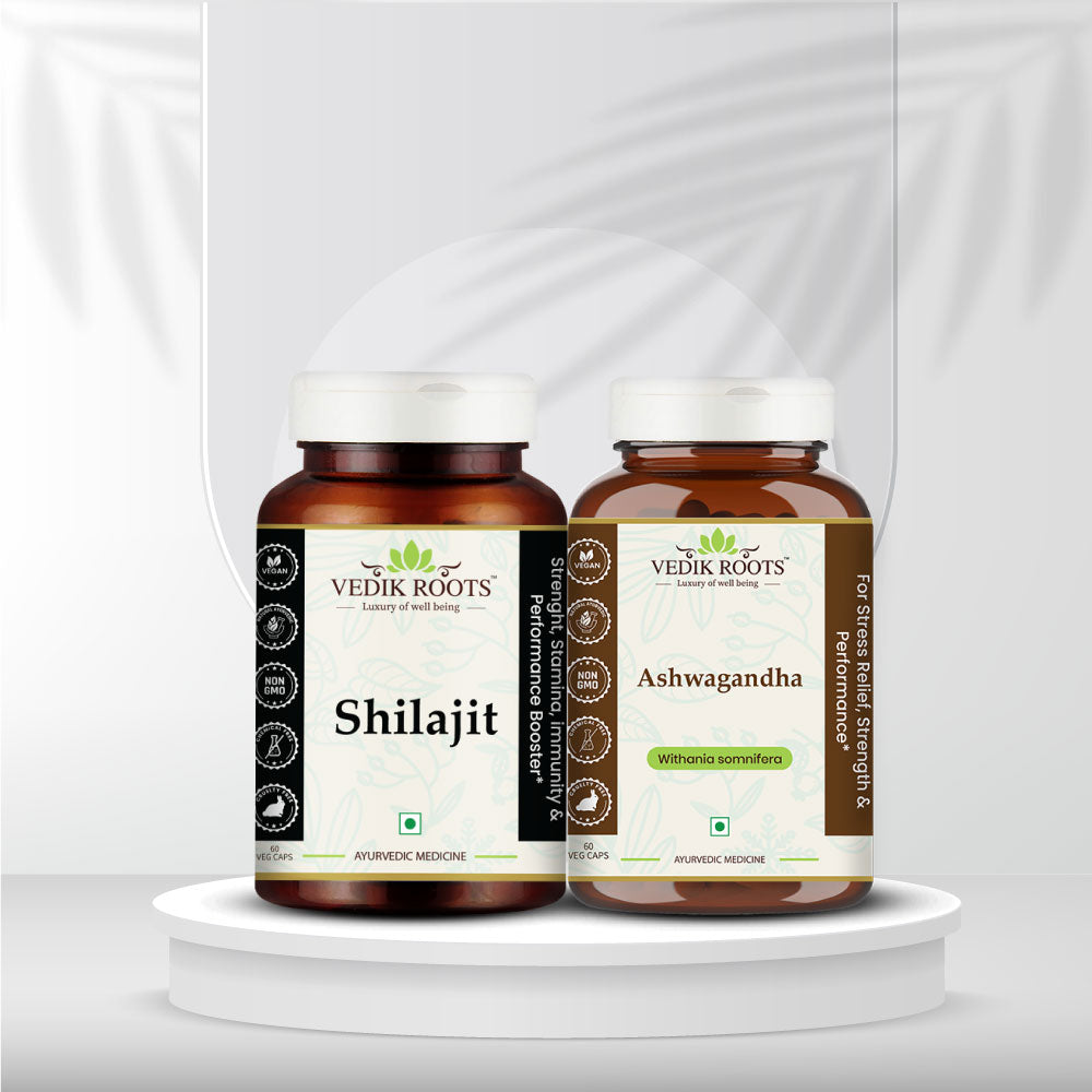 Shilajit & Ashwagandha Combo Kit: Vigor & Vitality Booster