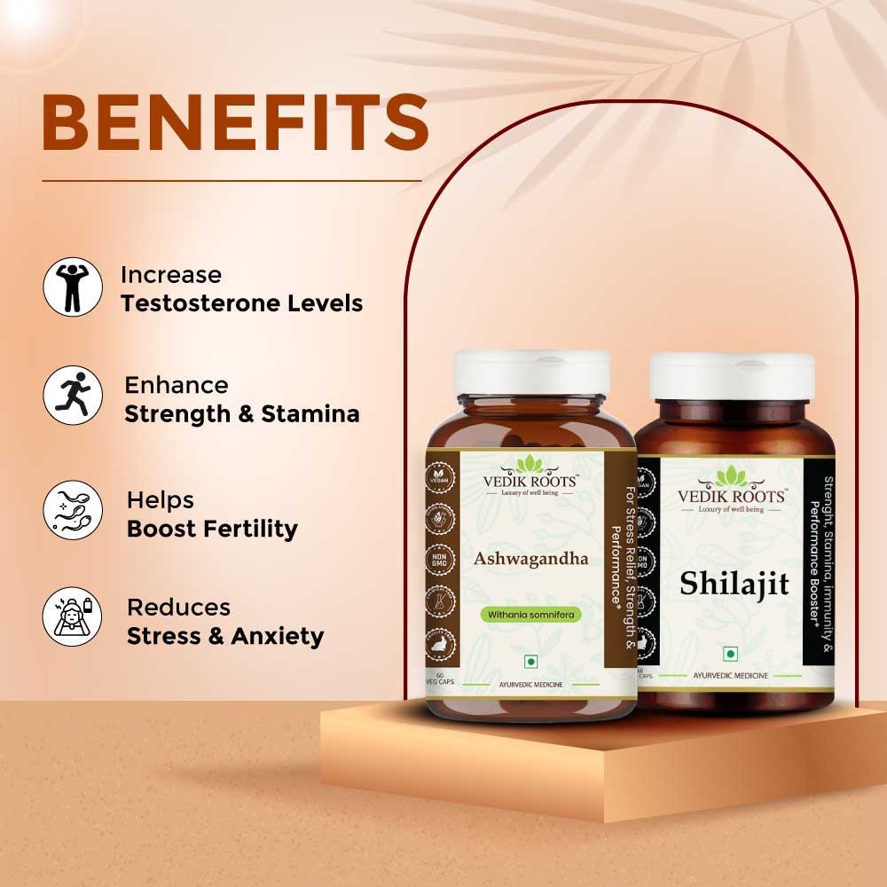 Shilajit & Ashwagandha Combo Kit: Vigor & Vitality Booster