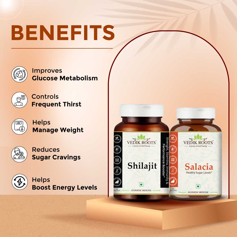 Shilajit and Salacia Combo Pack