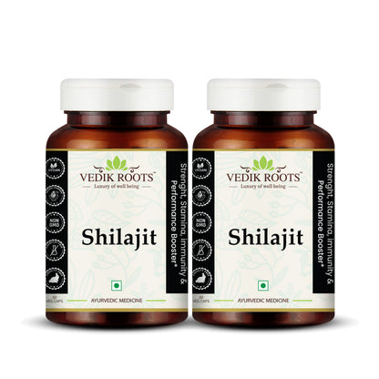 Vedikroots Ayurvedic Shilajit Capsule Combo Pack