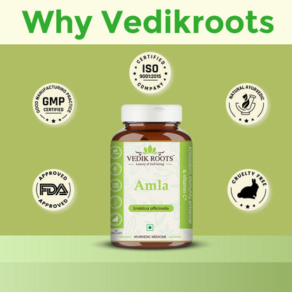 Amla Capsules - Best for Healthy Skin & Hair | Immunity Booster