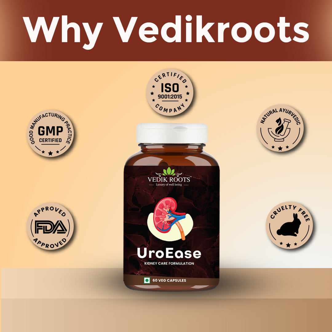 UroEase - Enhanced Kidney Health| Lowered UTI Chances| Helps Detox Kidney