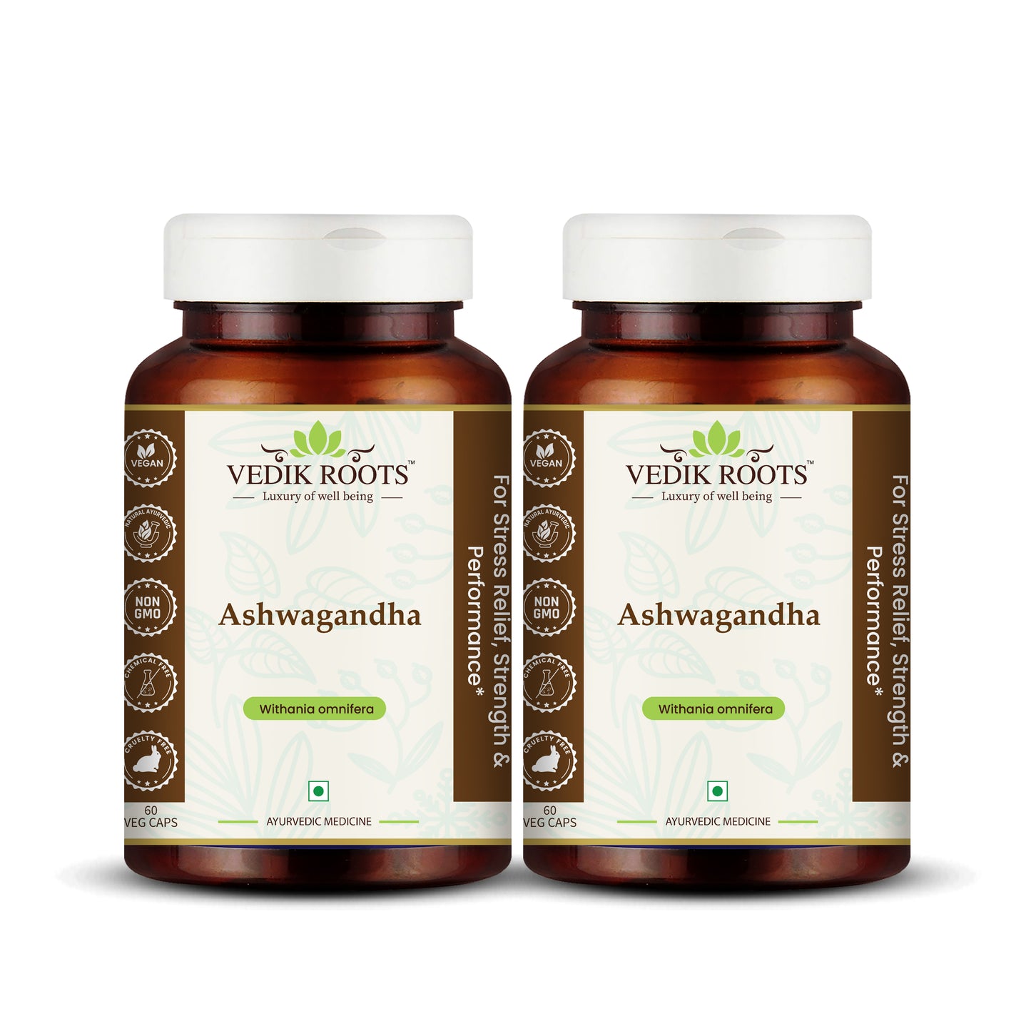 Vedikroots Ashwagandha Pack of Two