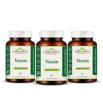 Vedikroots Neem Capsule Pack of Three