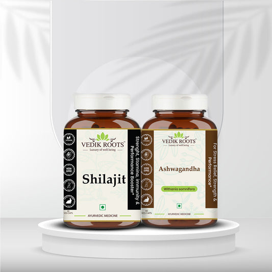 Shilajit & Ashwagandha Combo Kit: Vigor & Vitality Booster