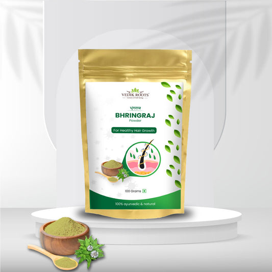 Bhringraj Powder- 100% Natural Ayurvedic Hair Product| Best Ayurvedic Product for Hair Loss