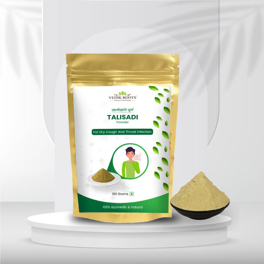 100% Pure Talisadi Powder – An Ayurvedic Secret To Treat Dry Cough And Cold!!(100 GM)