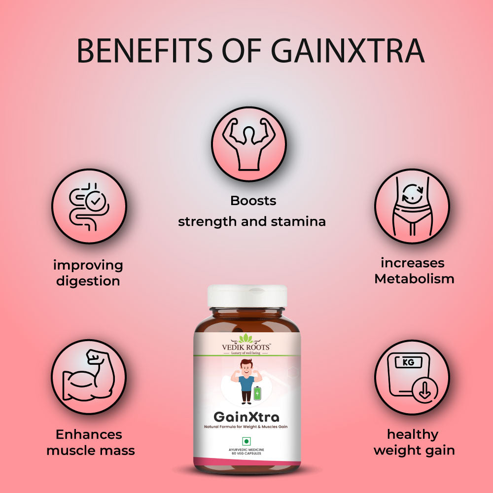 GainXtra - Weight Management | More Muscle Mass | Improved Digestion