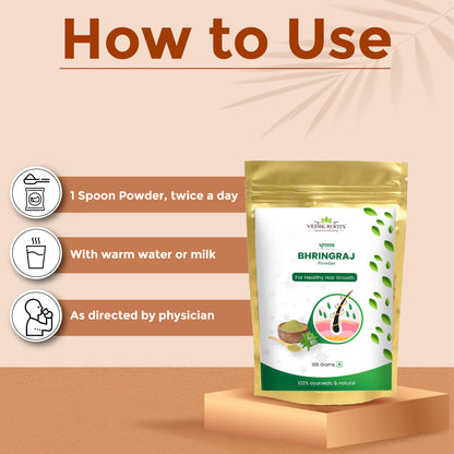 how to use bhringraj powder