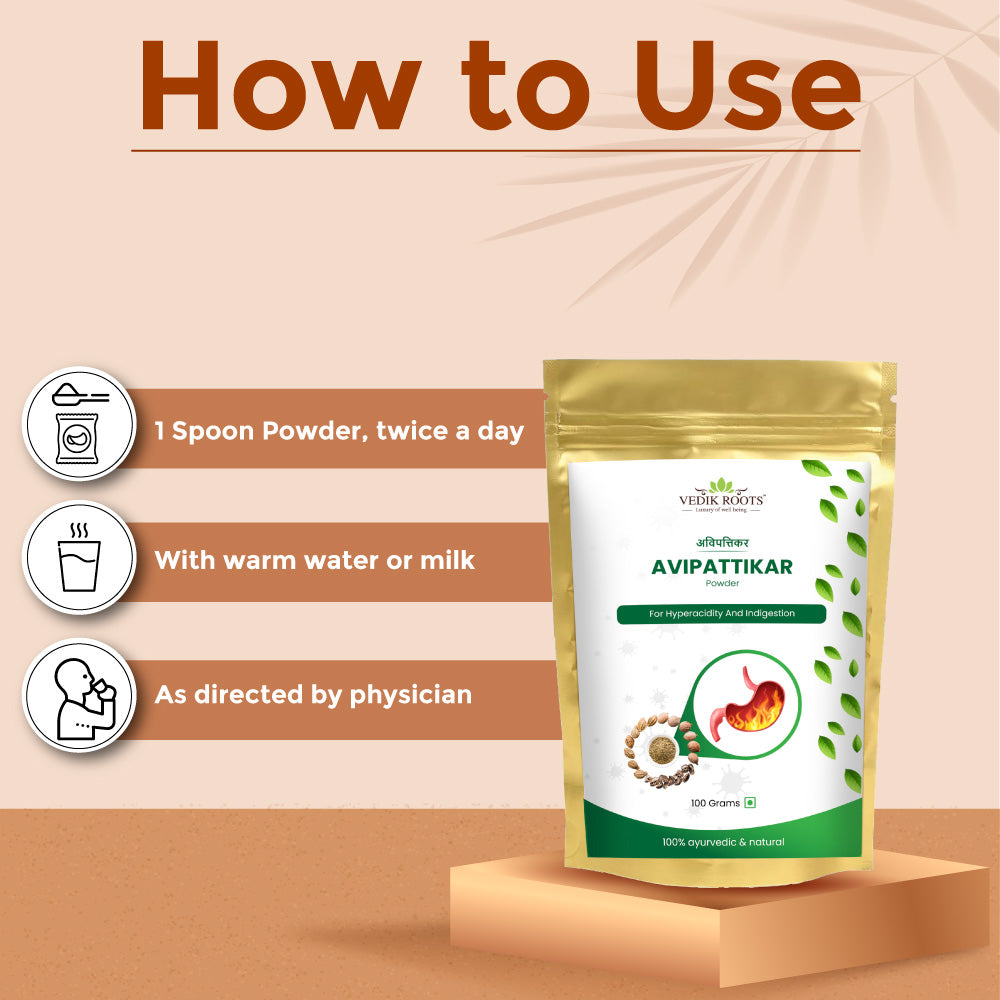 100% Pure Avipattikar Powder – Supports Indigestion And Acidity(100 GM)