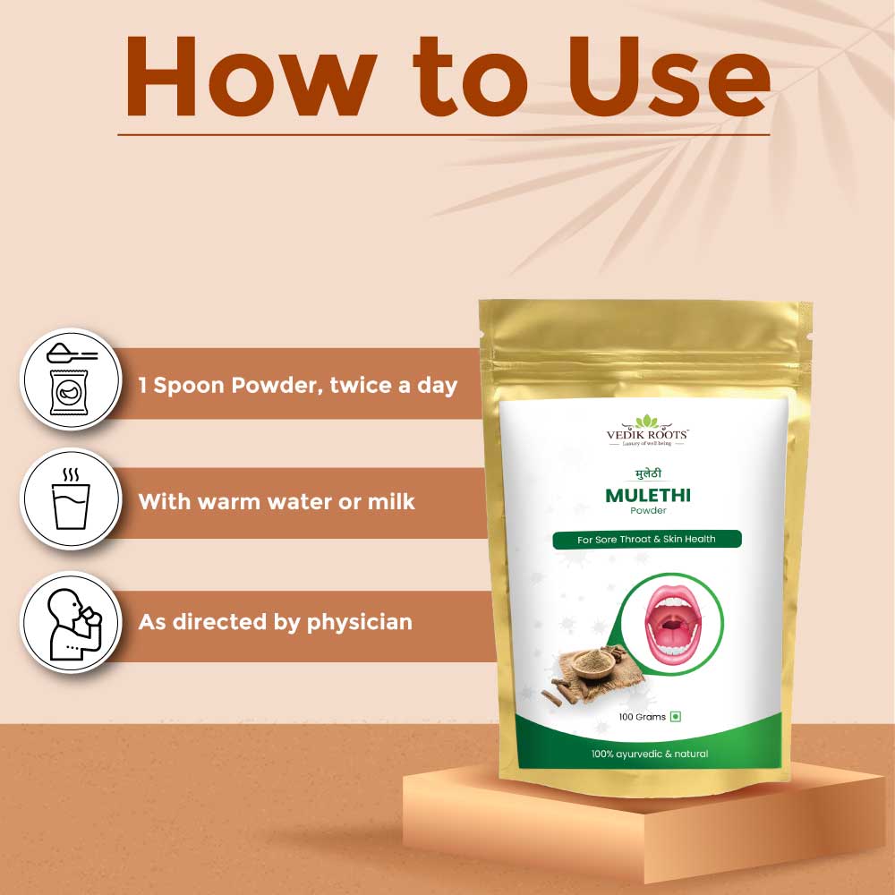 how to use mulethi powder