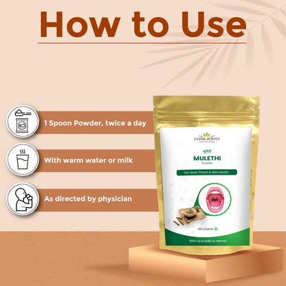 how to use mulethi powder