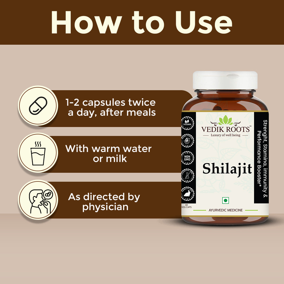 How to use shilajit capsules