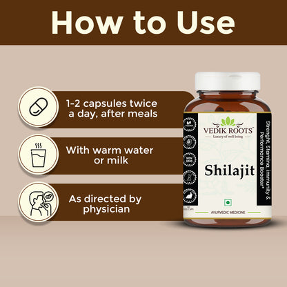 How to use shilajit capsules