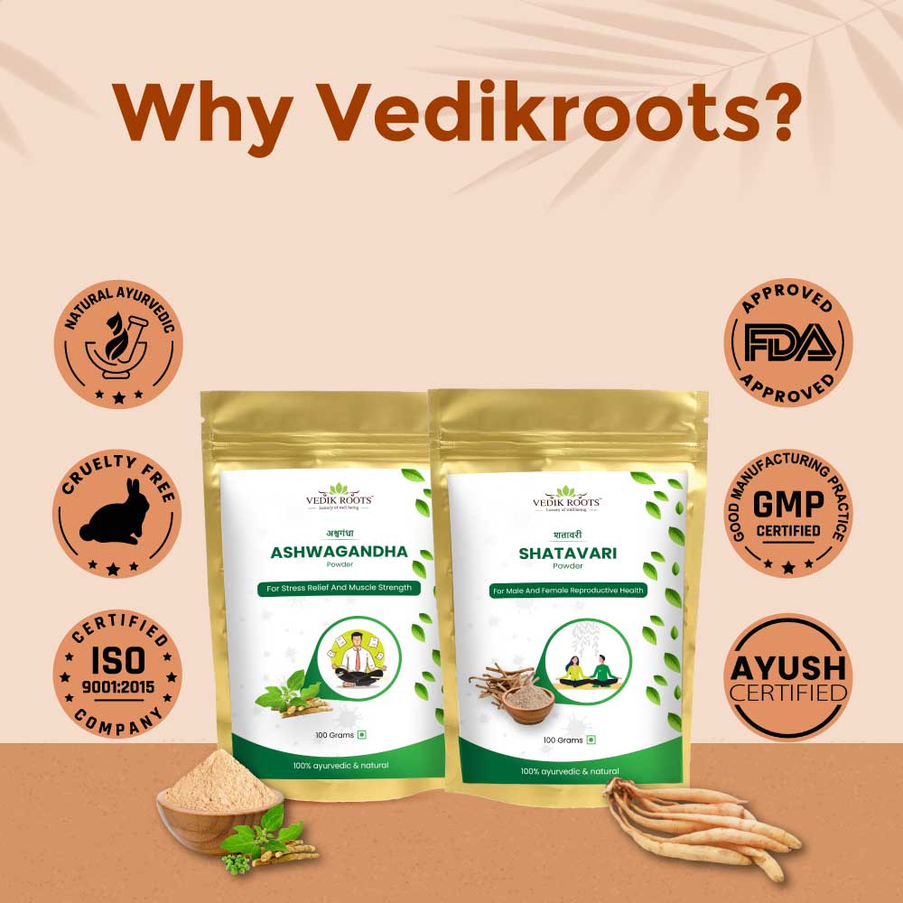 Vitality and Nourishment Kit | Ashwagandha Powder and Shatavari Powder Combo Pack