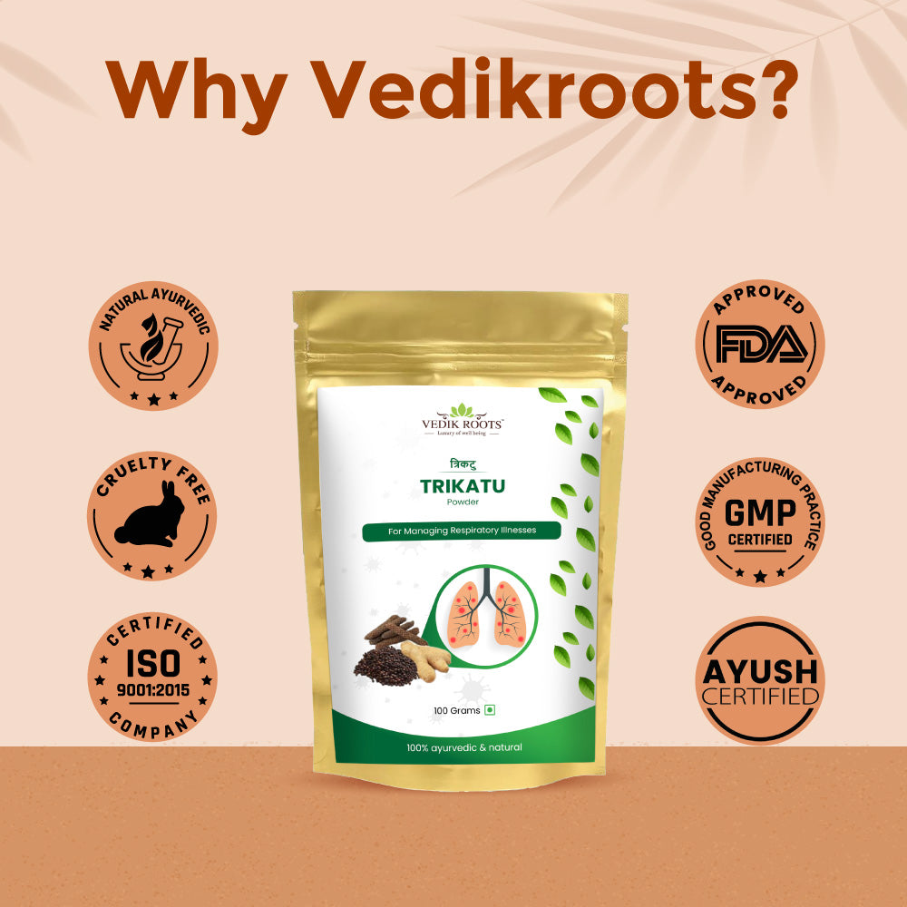 why choose vedikroots trikatu powder