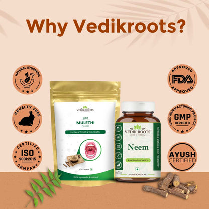 Health & Vitality Booster Kit : Neem and Mulethi Combo Kit